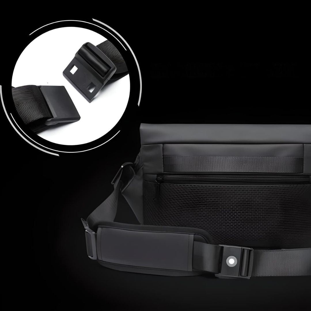 Anti-Theft Obsidian Sling Bag