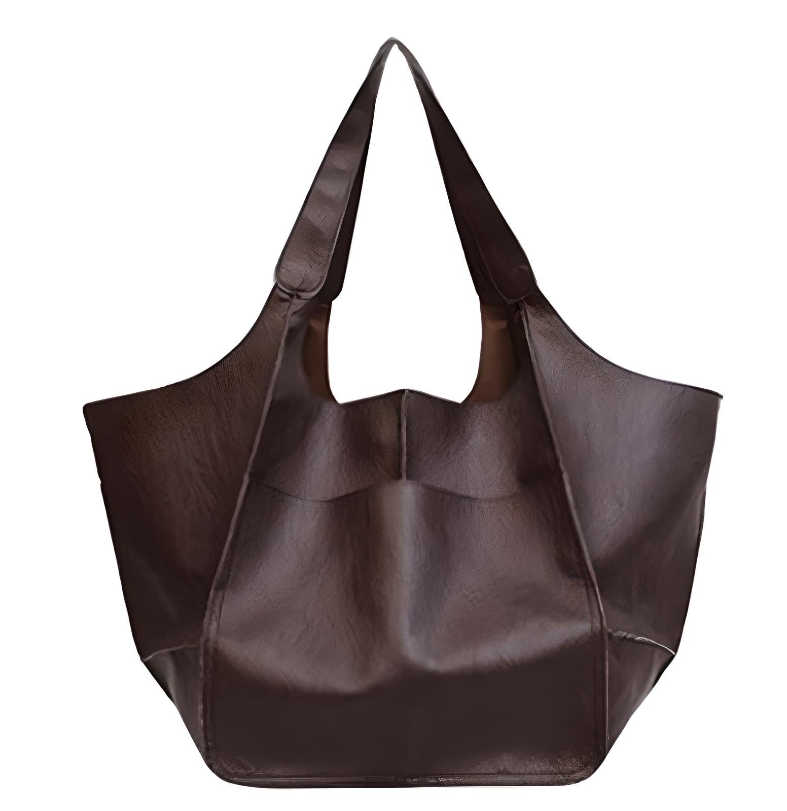 Aria | Oversized Leather Tote Bag