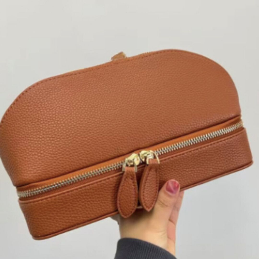 Alive | Leather Travel Shell Bag