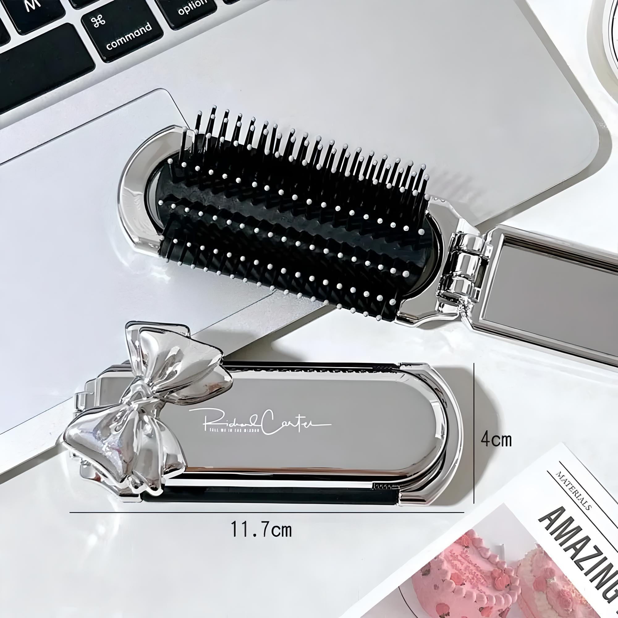 Folding Travel Comb With Mirror