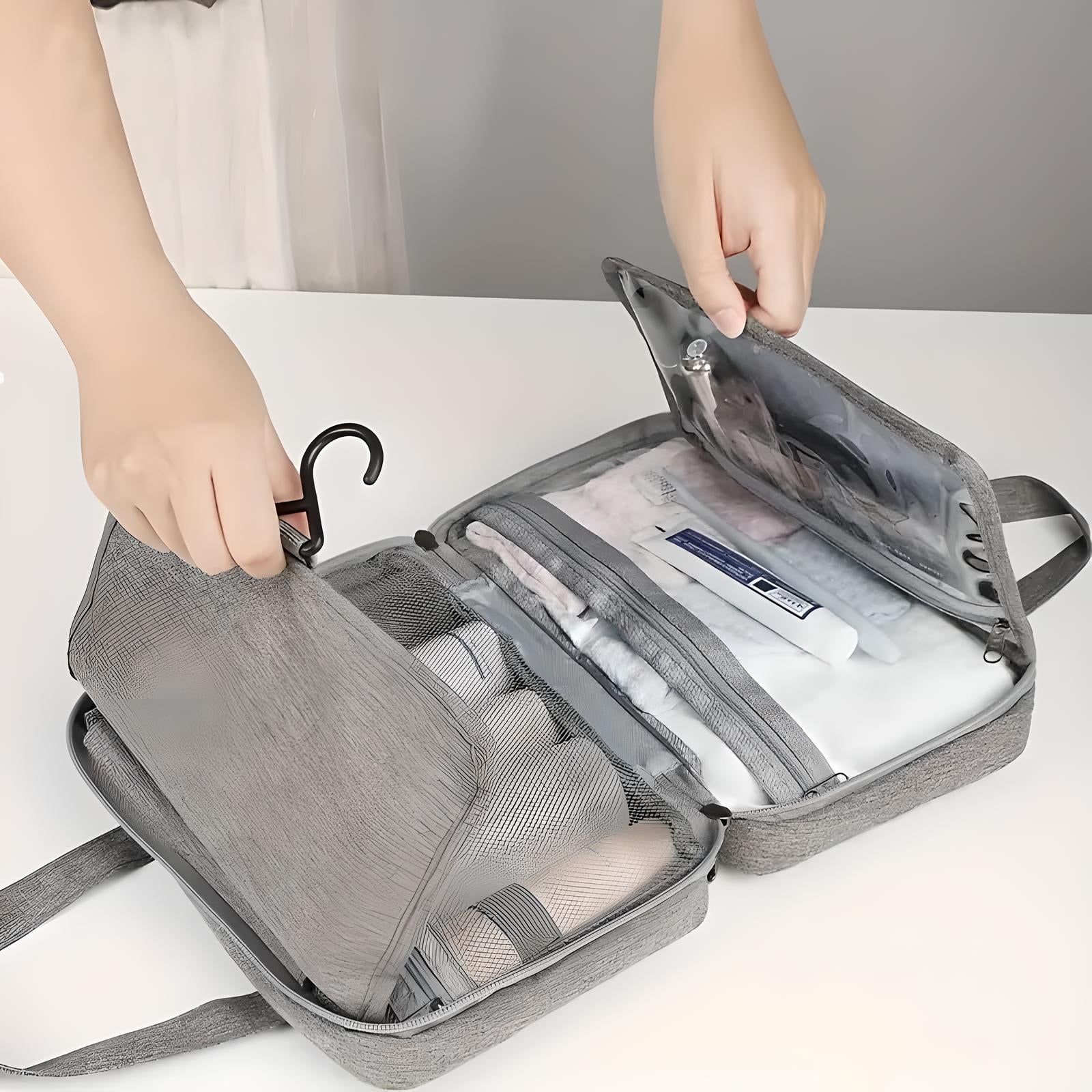 Sam | Multi-Compartment Toiletries Organiser