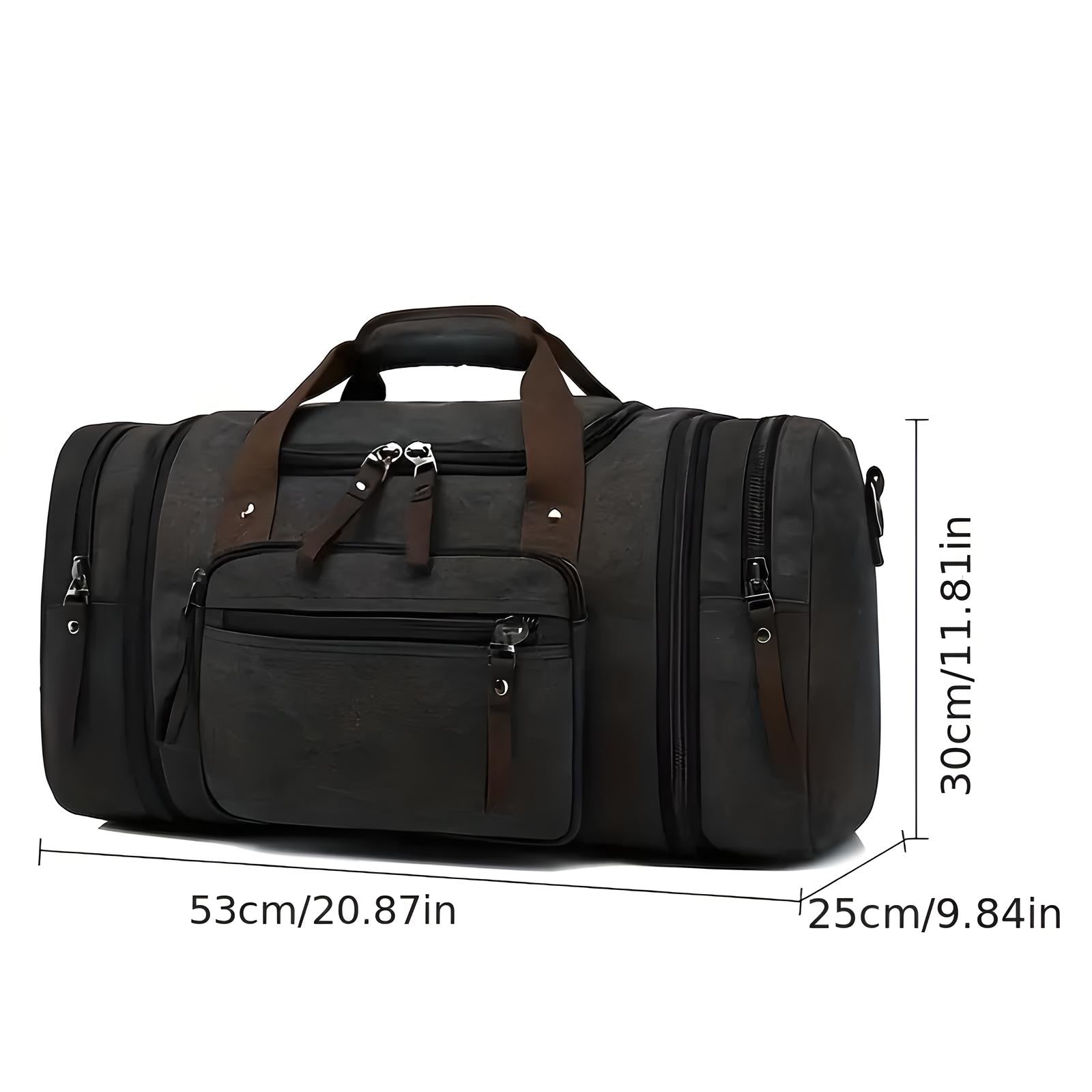 Multi-Compartment Men's Duffle Bag