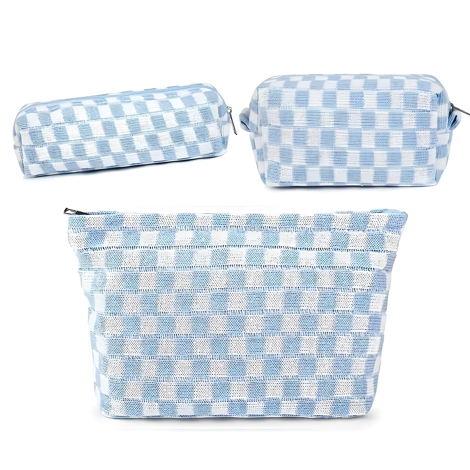 Jessica | 3-Piece Cosmetic Bag Set