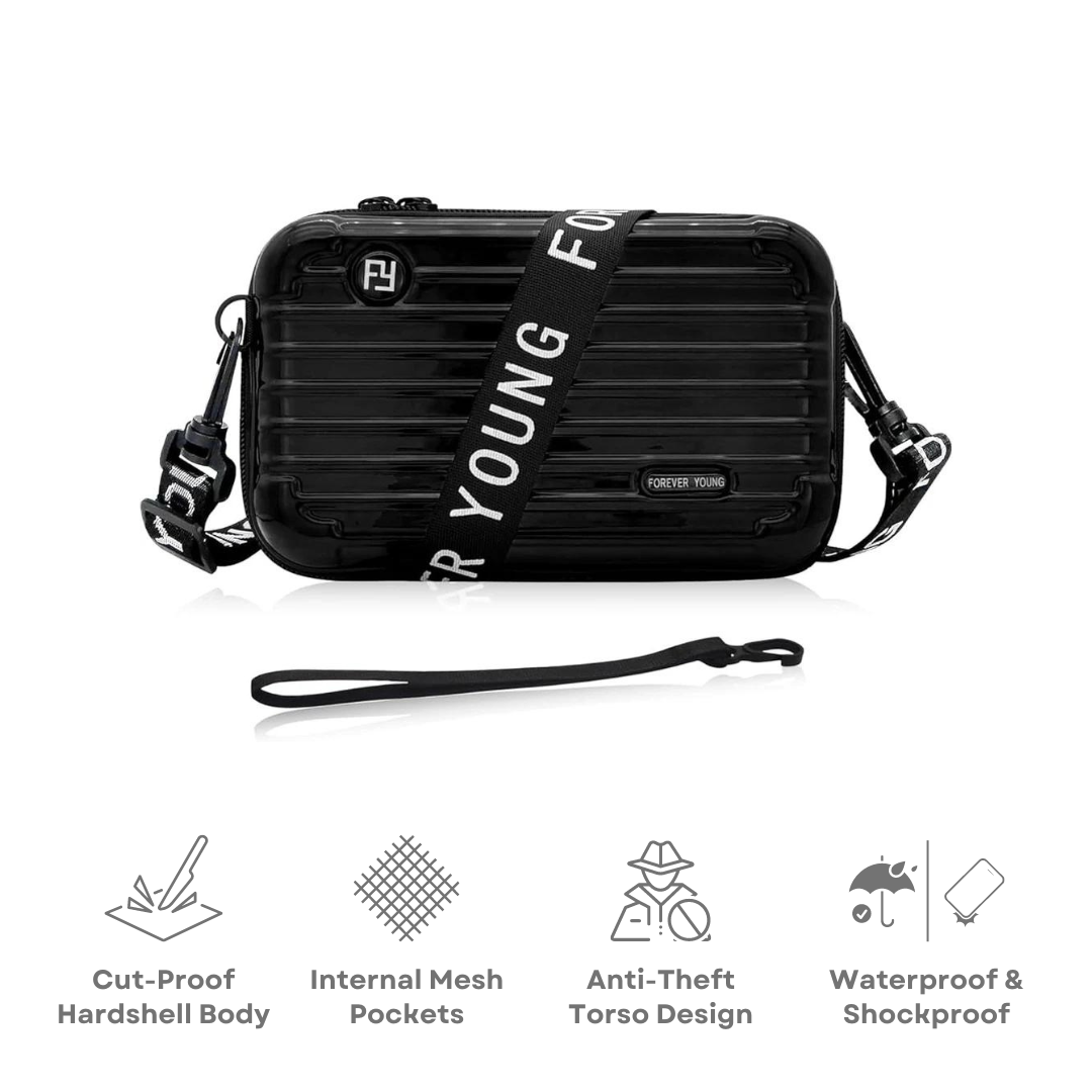 Anti-Theft Hardshell Crossbody Bag