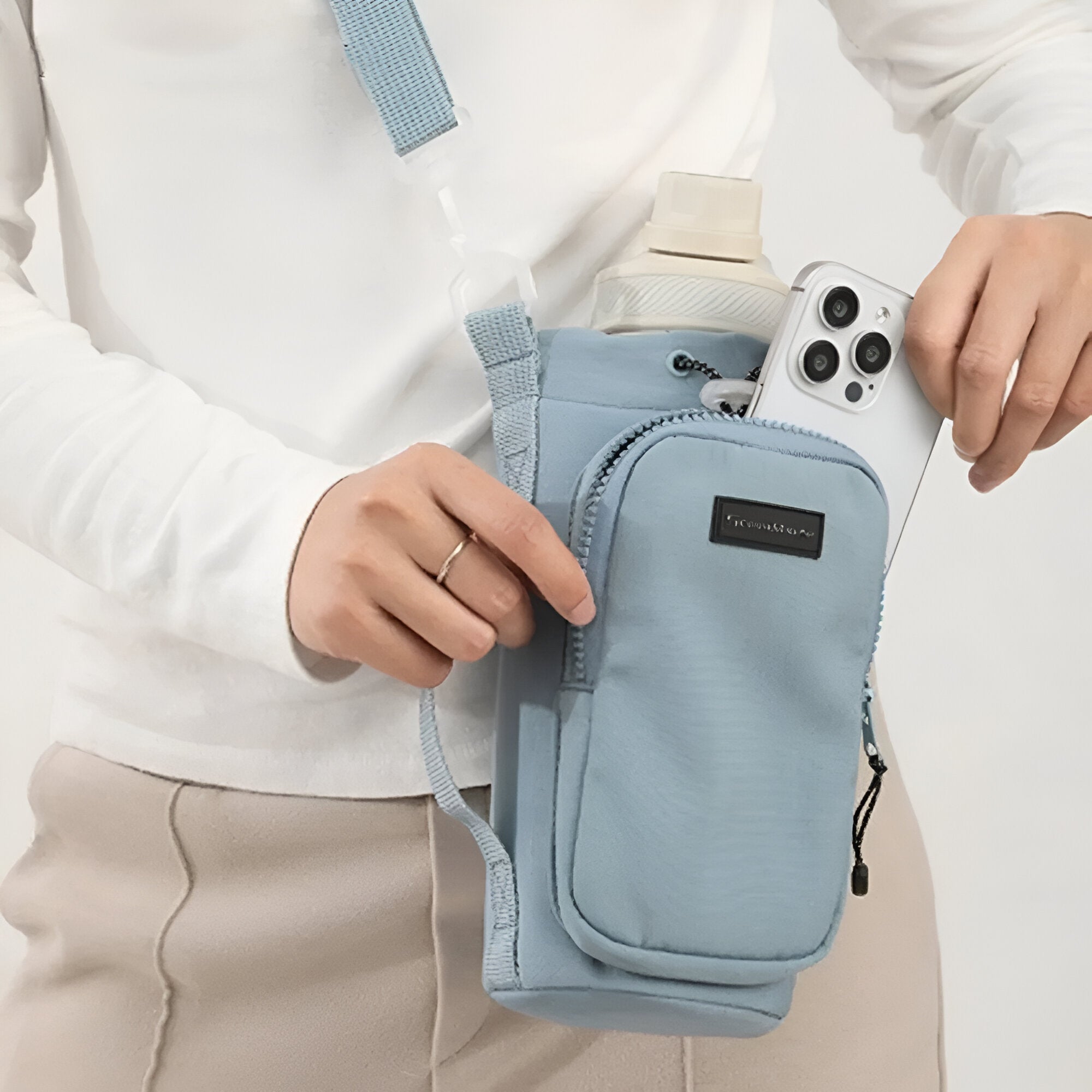 SafeSip | Bottle Carrier Crossbody Bag