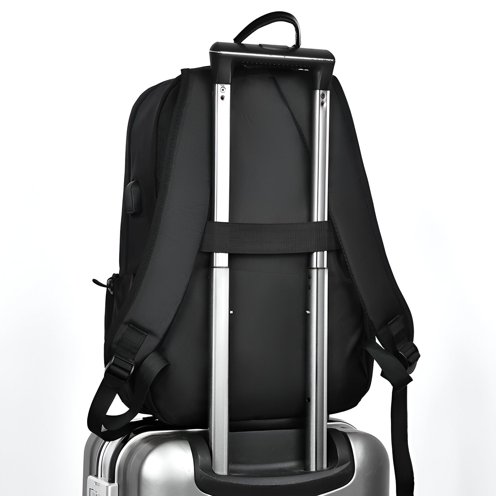 TravelMate Water-Resistant Charging Backpack