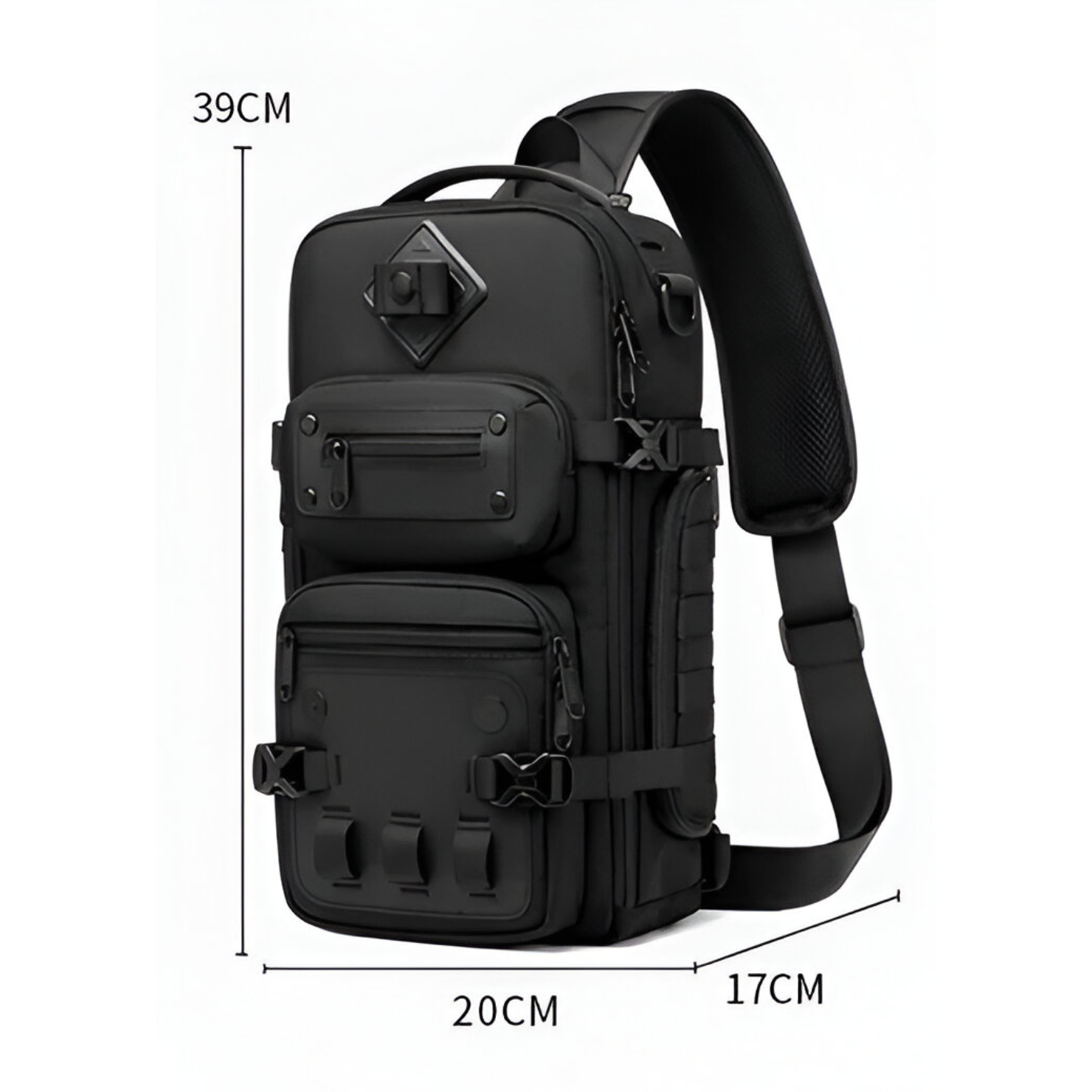 SecureStride Large Anti-Theft Crossbody Bag